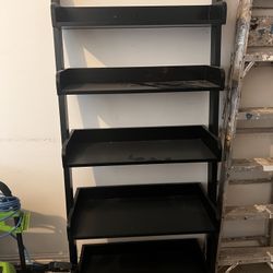 Black Pottery Barn Shelf 