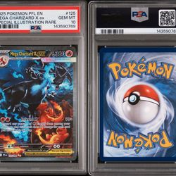 POKEMON EN-PHANTASMAL FLAMES #125 MEGA CHARIZARD X EX SPECIAL ILLUSTRATION RARE