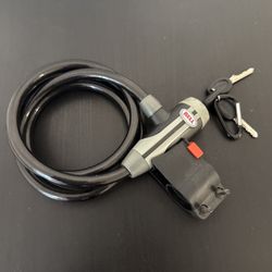  Bike Lock, Bell Platinum Series Cable With Kevlar Cable And Key
