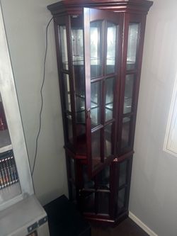 Corner Curio Cabinet