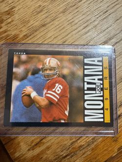 1985 Topps Joe Montana