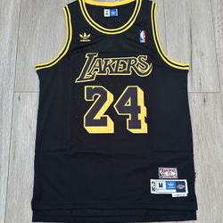 Los Angeles Lakers Kobe Bryant #24 Black Classic Basketball Jersey Men’s Size