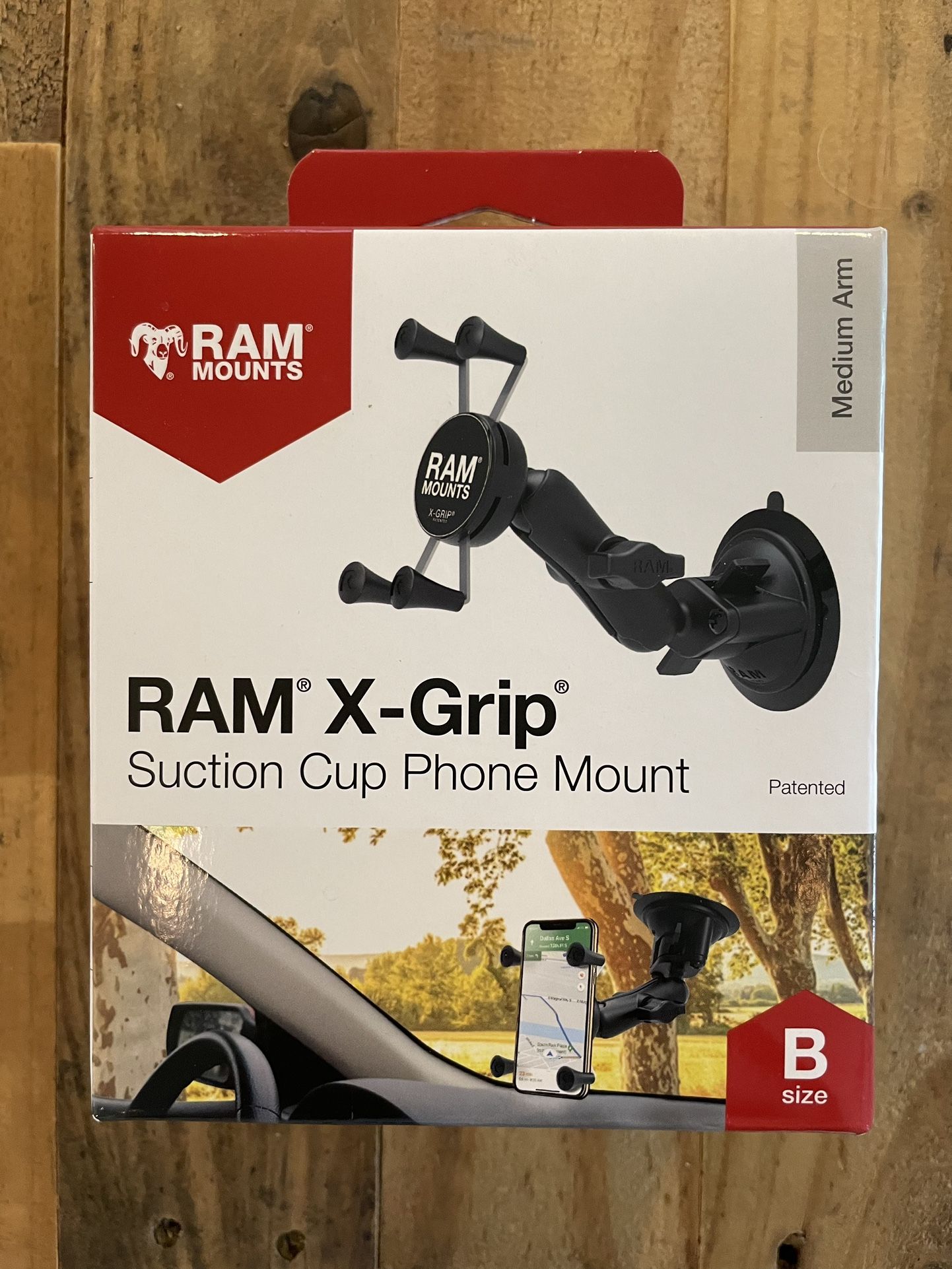 RAM X-Grip Suction Cup Phone Mount