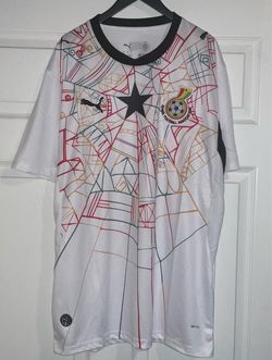 Ghana 2026 World Cup “26” Home Jersey Black Stars Soccer Puma Adult Men's Size Large New with tags