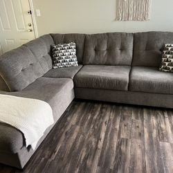 Grey Sectional Couch W/ Chaise