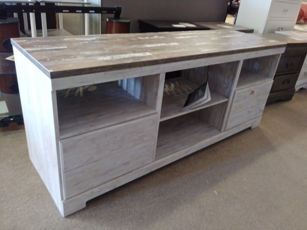 2 Tone Wood Tv Stand