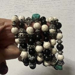 Real/Solid Stone & Turquoise Bracelets