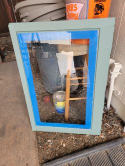 Vintage Wood Sash Window 