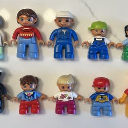 Lot Of 10 LEGO Duplo Figures Family And Friends Mixed Lot