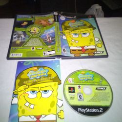 PS2 Game Nickelodeon SpongeBob SquarePants Battle For Bikini Bottom 