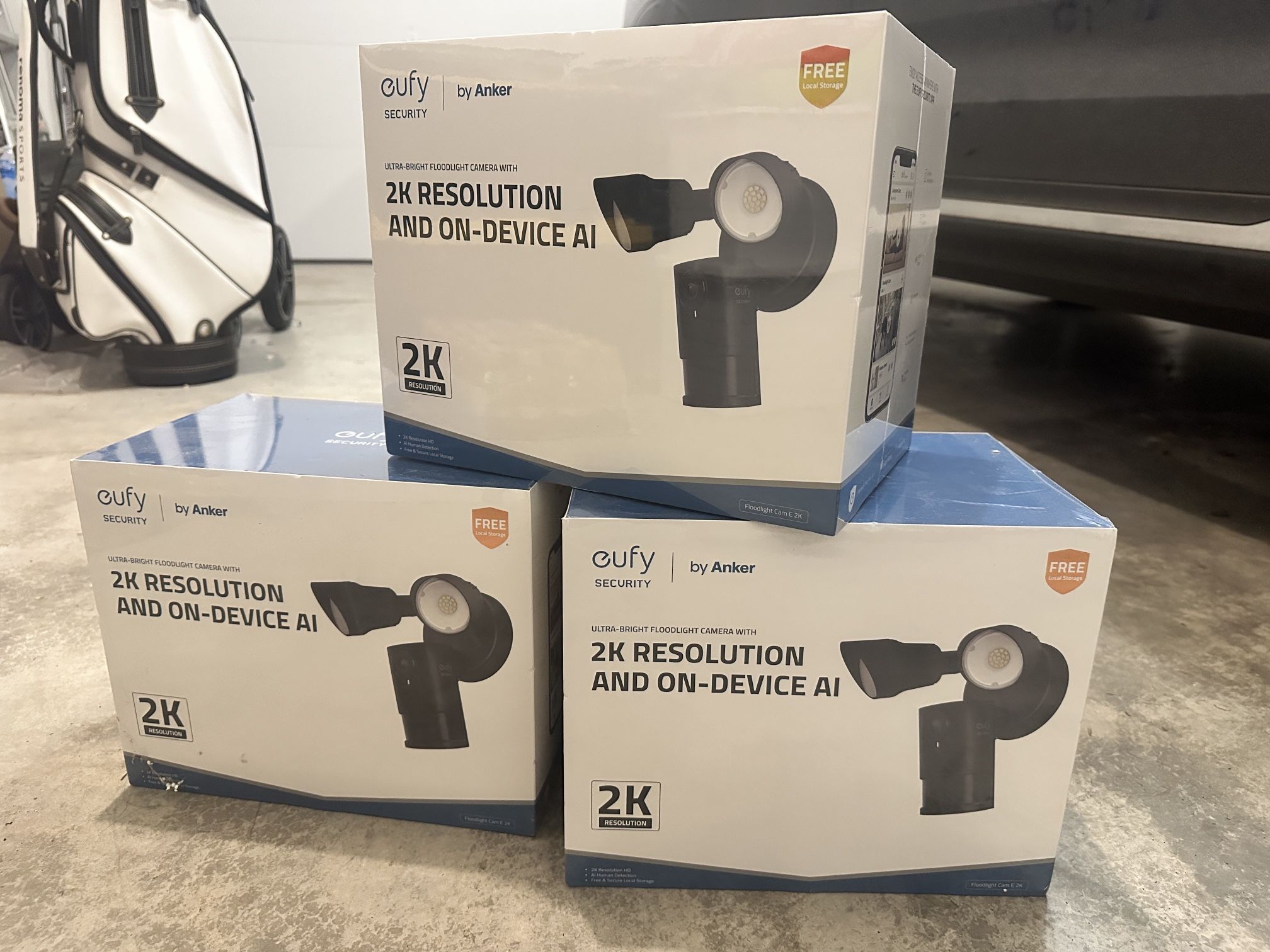 Eufy Floodlight Black (3 Cameras Available)