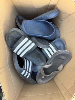 Mixed Lot of Used Slide Sandals size 38-39 free