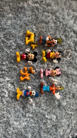 Assortment of figurines and puppets