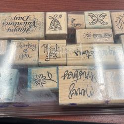 Set Includes Stampin’ Up Rubber Stamps For Card Making