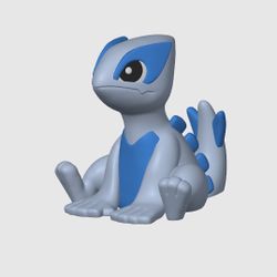 3D Printed Tiny Pokemon Cute Charm Lugia Figurine Gifts Decor Lugia Keychain