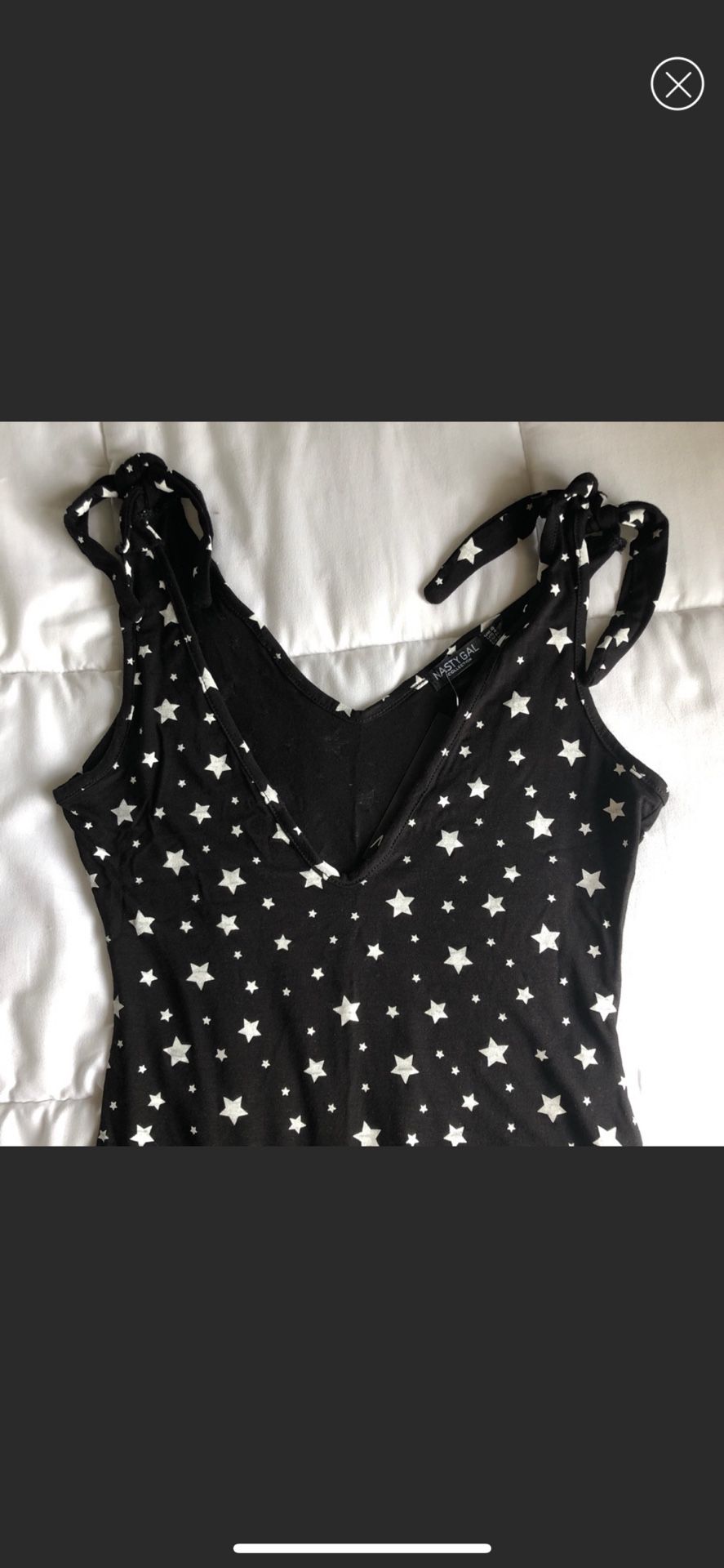 New With Tags Nasty Gal Star Bodysuit 
