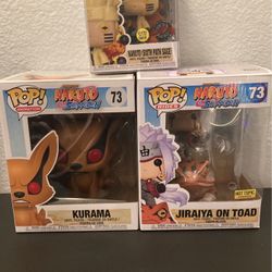 3 Rare Naruto Shippuden Funko Pops