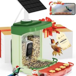 BirdHi Ultra Smart Bird Feeder with Camera Solar Powered Free Ai Bird Recognitio