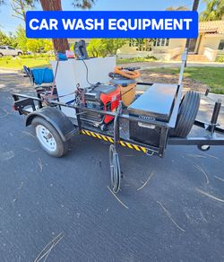 FULL CAR WASH EQUIPMENT READY FOR MAKE MONEY EVERYTHING YOU SEEN IN THE PICTURE INCLUDING
HONDA PRESSURE WASHER GX200
HOSE 100FT WITH REEL
SHORT GUN A