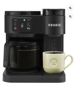 Keurig K-Duo Essentials, Hot & Iced Single-Serve K-Cup Pod Coffee Maker & Carafe, Black