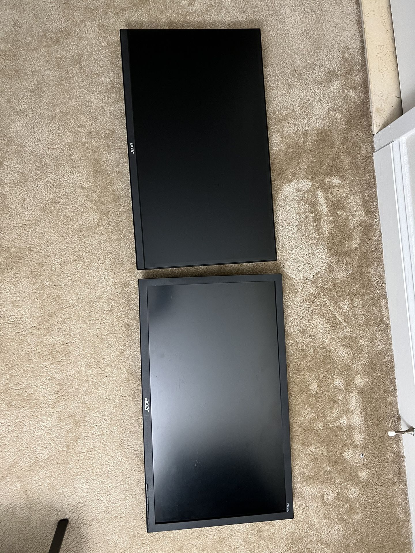 2 Acer LED Monitors(27”) For Sale