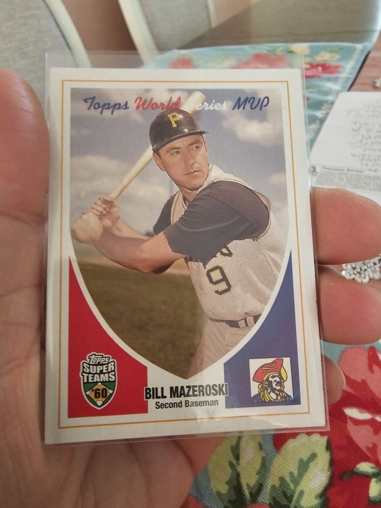 Pittsburgh Pirates Bill Mazeroski Danny Murtaugh 02 Topps Super Teams Baseball Cards