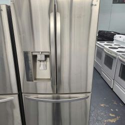 LG Fre nch Door Fri dges Ref rigerator Fri dge Fully Covered Warr anty!