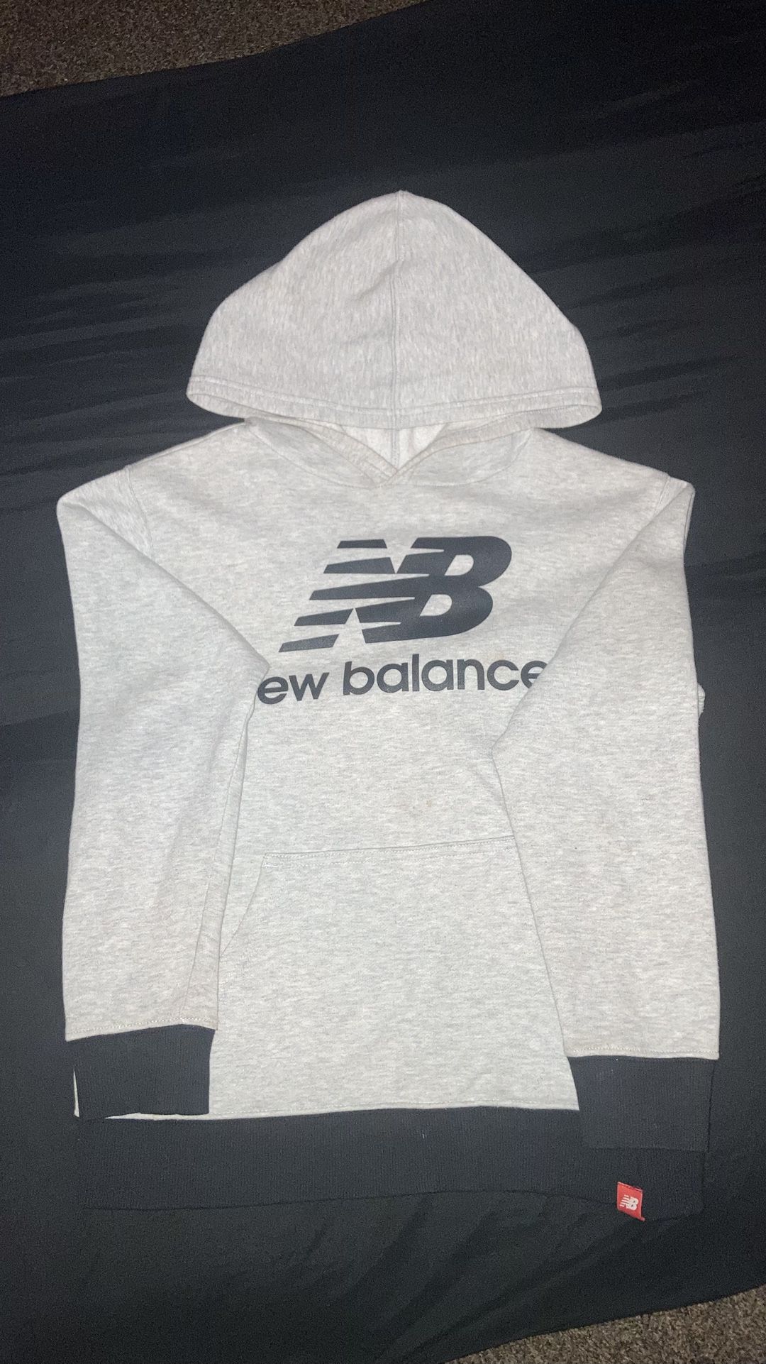 New Balance Hoodie Grey And Black Small