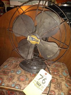 Vintage working fan