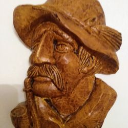 Old Fisherman Wall Plaque/Great Ocean/Sea Decor