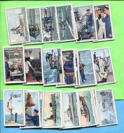 THE NAVY  48 CARD SET  1937 GALLAHER LTD VIRGINIA HOUSE, LONDON & BELFAST