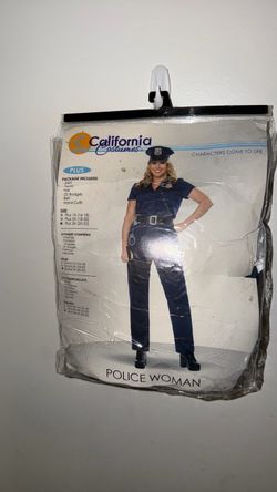 California Costumes Police Woman Plus Size Costume