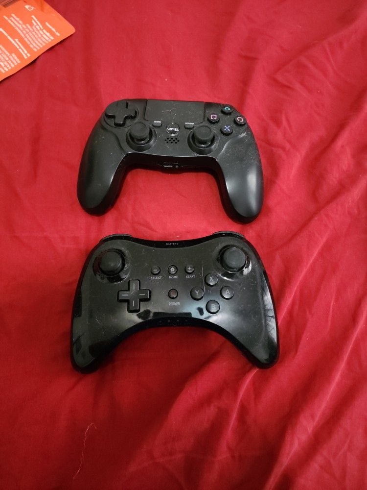 Third Party Playstation 4 Controller & Nintendo Wii U Controller 