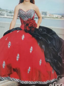 Quinceanera Dress Custom made by hand And Paid $1500. Sale For $75