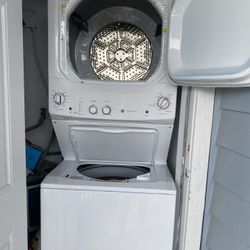 GE Stacked Washer And Dryer