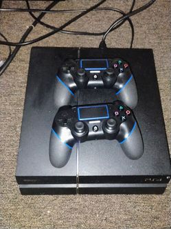 PS4 system and controllers