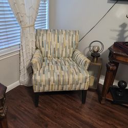 Green decorative chair