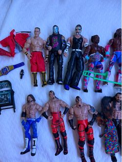 Wwe action figure a lot
