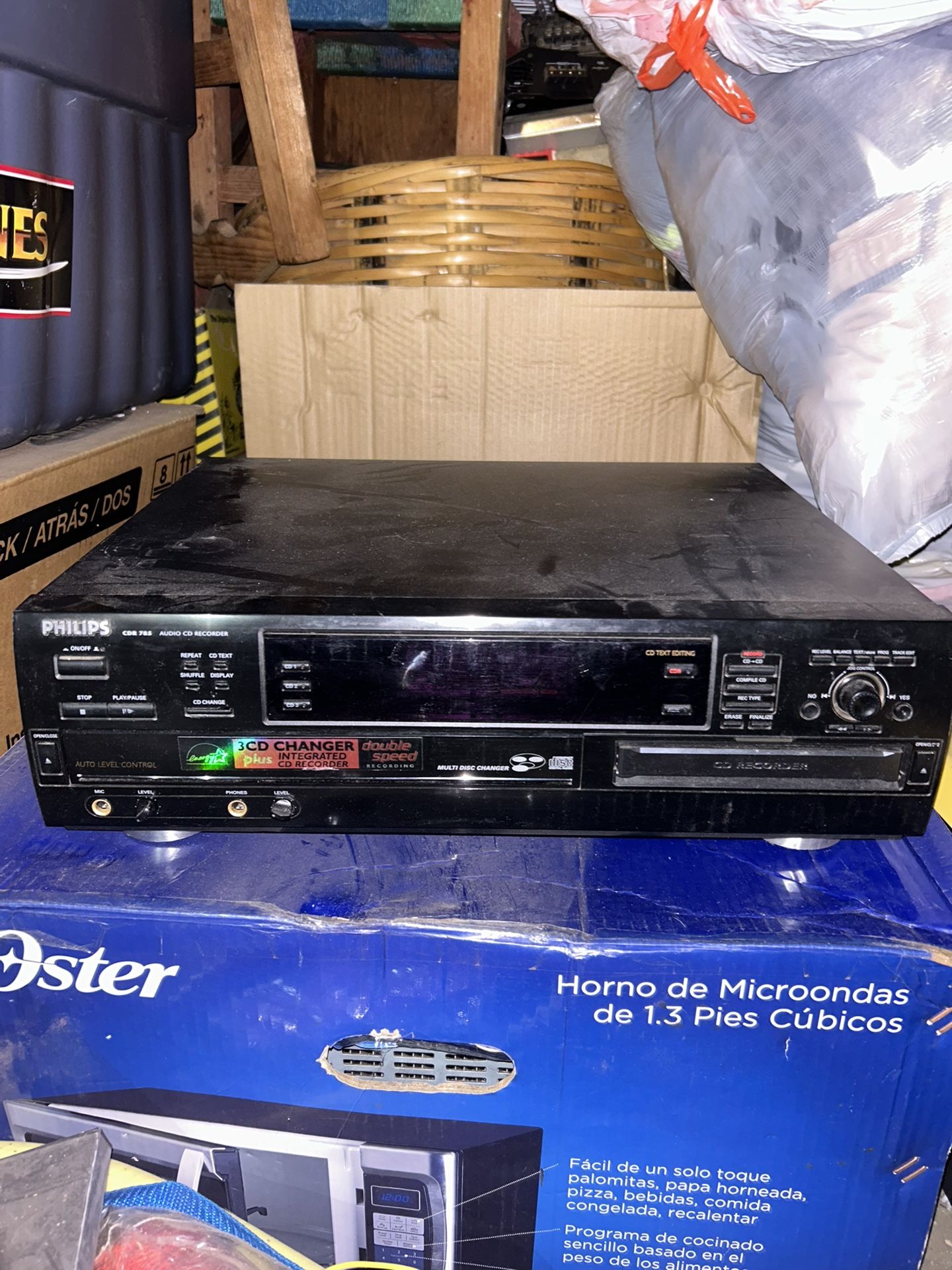 Philips CDR785 3-CD Changer and Audio CD Recorder