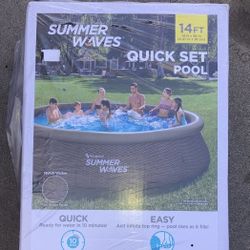 Summer Waves 🌊 14ft Quick Set Pool