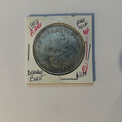 1803 Draped Bust Silver Dollar - Rare