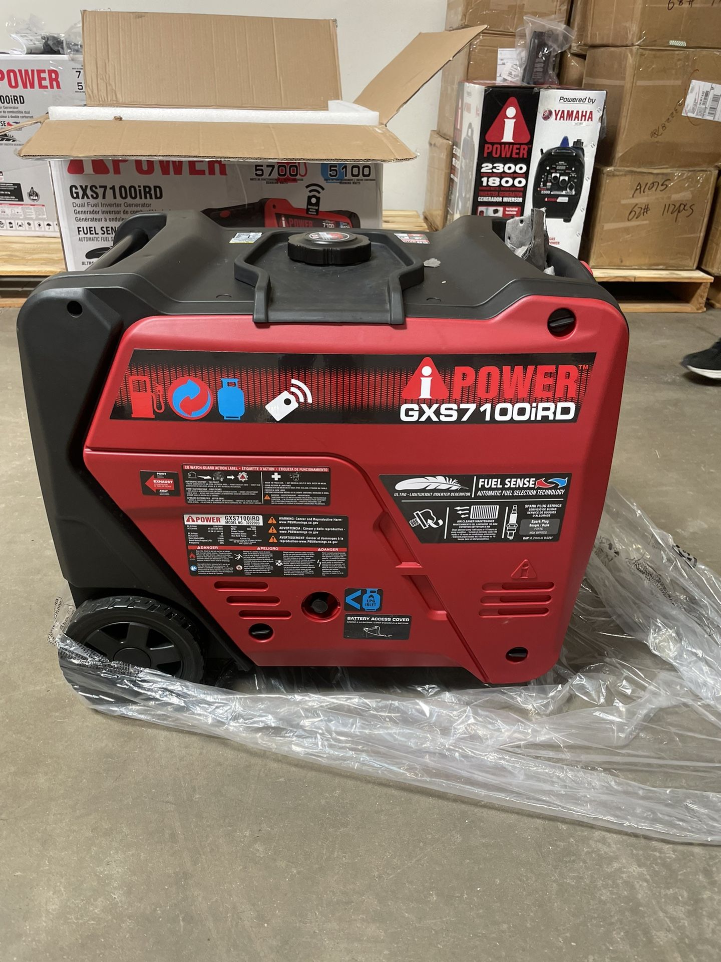 A-iPower GXS7100iRD 7100W Dual Fuel Inverter Generator