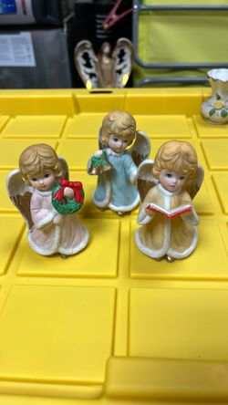 Vintage HOMCO angel figurines