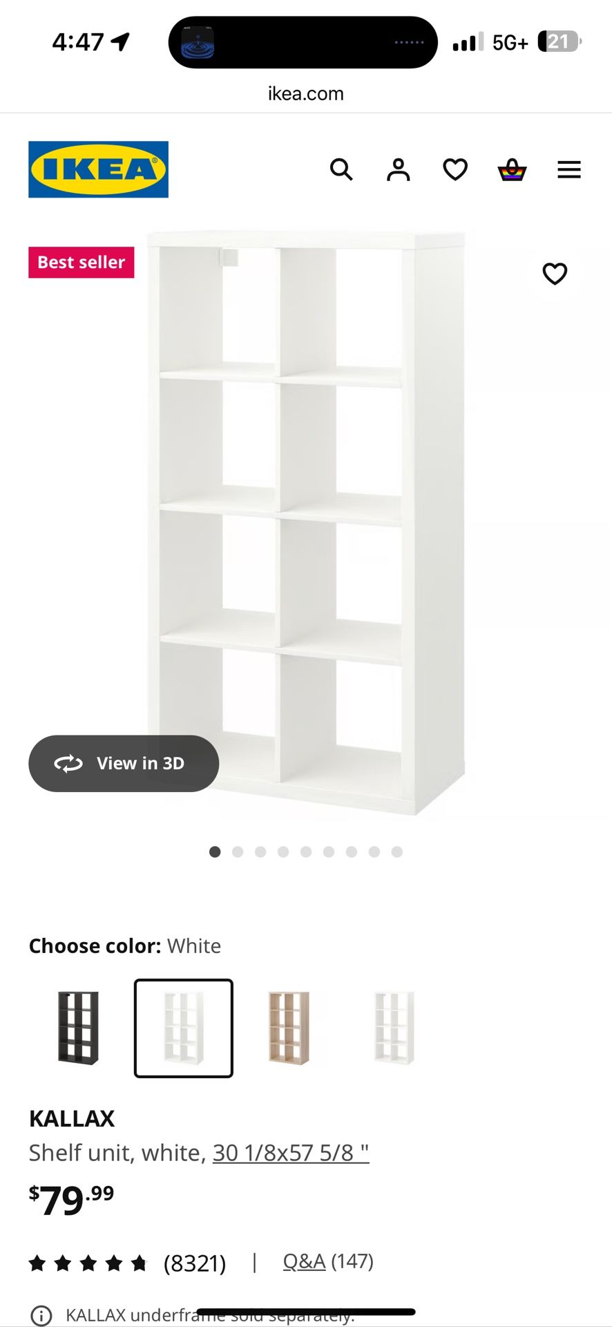 Ikea Kallax Unit