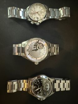 Zenith Synopsis El Primero / Seiko Red Alpinist / Hamilton Khaki Watch