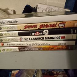 Xbox 360 Games $75.00 FOR ALL Or 65 For Just Transformers