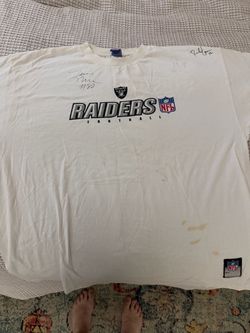 Raiders Shirt with Autographs