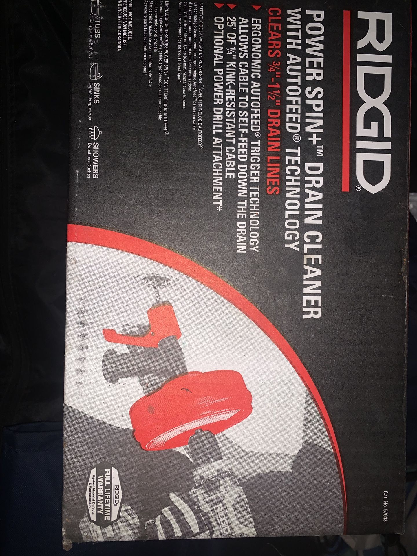 I’m Ridgid Drain Cleaner