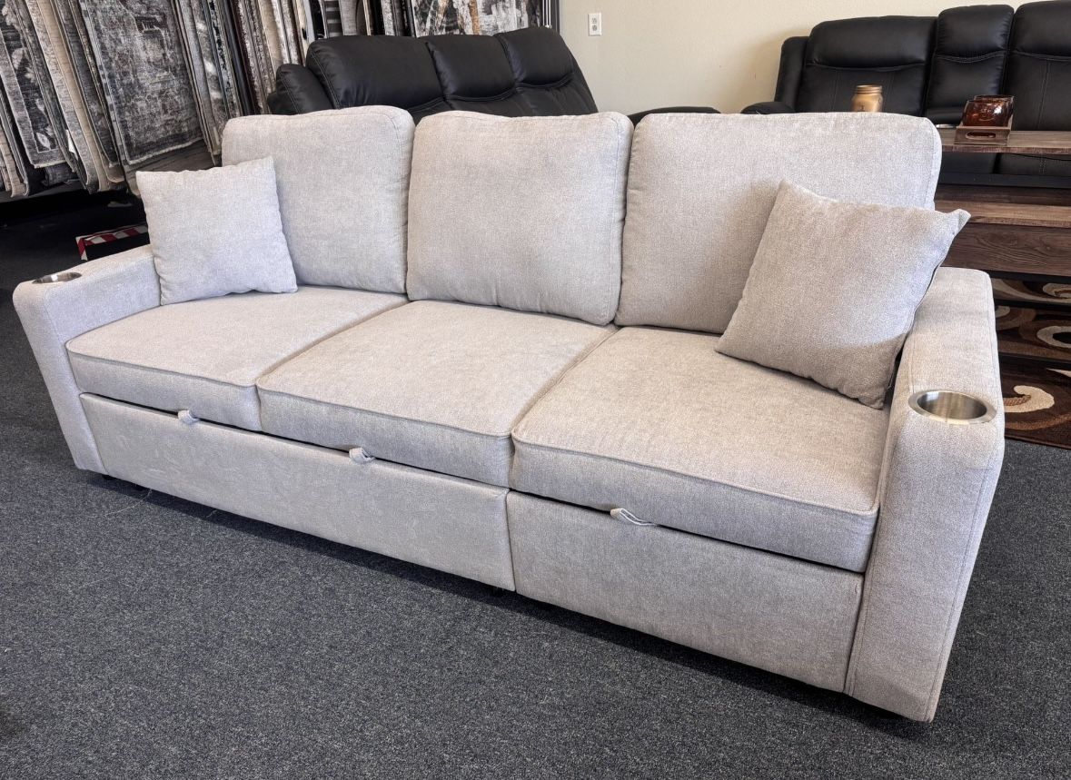 Light Grey Sleeper Sofa
