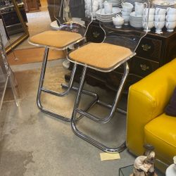 Bar Stools Mid Century Italian Lucite  Stools 